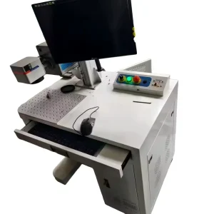 Industrial 30W CO2 Laser Marking Machine High Speed Air Cooled High Accuracy for Non Metal Products Supports DXF PLT BMP AI