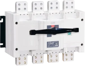 Industrial 4-Pole Three-Phase PC Automatic Transfer Switch Dual Power Supply ATS EGL 50KA Breaking Capacity