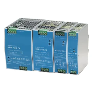 Industrial AC DC DIN Rail SMPS Switching Power Supply MDR HDR 10W 20W 40W 60W 100W Single Output 12V 24V