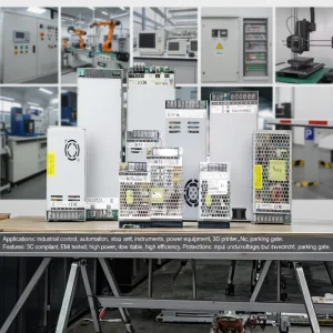 Industrial AC DC Switching Power Supply Single Output 12V 24V 87% Efficiency for Machines & Mechanical Equipment