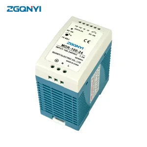 Industrial Automation IT Equipment AC DC Ultra Thin DIN Rail Power Supply MDR Series 100W 12V 24V 36V 48V 85-264VAC