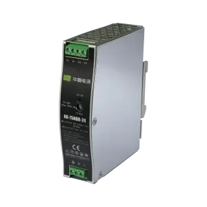 Industrial Control 75W 24V DC DIN Rail Switching Power Supply Single 220V 24V Regulated Transformer 88% Efficiency 2 Year