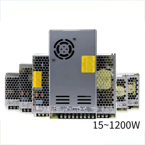 Industrial DIN Rail AC-DC Power Supply 150W 89% Efficiency Switching 12V 12.5A Single Output 50/60Hz 100-240V Input