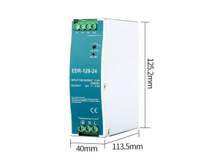 Industrial DIN Rail Power Supply 10A 5A 3.3A 2.5A 12V 24V 36V 48V Output 220V 60Hz Input NDR-120 Series