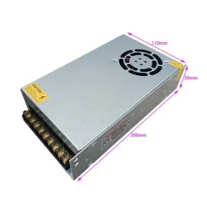 Industrial Grade AC DC Switching Supply 12V 250W 83% Efficiency 110 220V Input 20A Single 50 60Hz Overload
