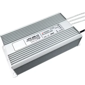 Industrial LED Power Supply 300W Waterproof Case 12V 25A 3-Output IP67 for Street Light