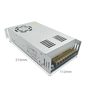 Industrial LED Power Supply AC DC Equipment 12V 600W 88% Efficiency 50 60Hz 50A Fully Loading Single Output IP20 Switching