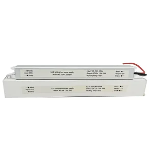 Industrial Linear LED Power Supply 12V 18W 1.5A Indoor IP20 AC DC Slim Switching Driver Single Output Transformer CE