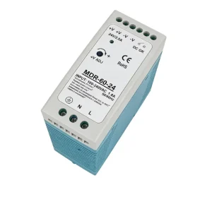 Industrial MDR-60-24 60W 24V DIN Rail Switching Power Supply with Voltage Adjustable