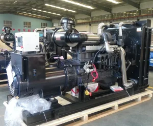 Industrial Open Type 280kW 308kW SDEC Diesel Generator Set LT SC SC13C420D2 380V 50Hz for Backup Power Supply
