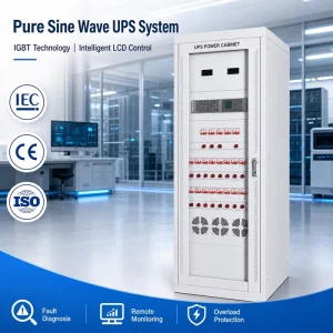Industrial Pure Sine Wave Online UPS 1~20KVA IGBT With RS485 For Power Plant Relay Protection