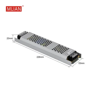 Industrial Silent 400W Ultra-Thin DC-DC LED Strip Transformer AC DC 12V 5A 60W Constant Voltage Linear Unit Switching Supply