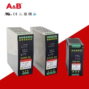Industrial Switching DIN Rail Power Supply D120-24 240VAC 5A 60Hz 24V DC 120W