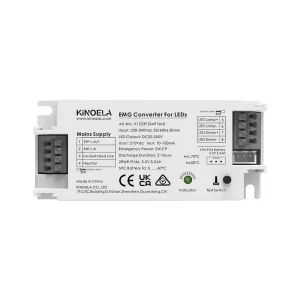 Integrate Manual & Self test Emergency Converter 1W 2W 3W Power Selectable 3 Hours LiFePO4 Battery Backup for LED Light