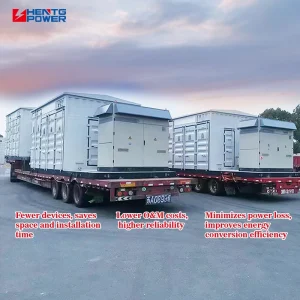 Integrated 33kV/0.4kV Step-Up Transformer for Wind Power Generation Systems