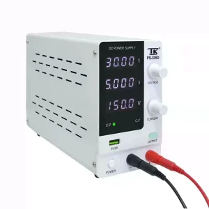 Intelligent Variable DC Power Supply 30V 5A for Phone Repair 4 Digits Switching Bench Power Source with USB & Power-off Memory