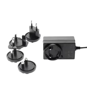 Interchangeable Plug Power Adapter Mains Connectors Switching Power Supply 12V 2A AC Adapter
