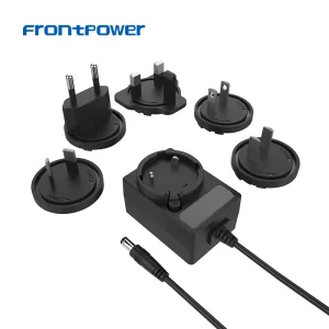 Interchangeable Type Power Adapter 5V1A 5V2A 5V3A 12W AC to DC Charger Supply With UL CE UKCA SAA BIS KC PSE CCC