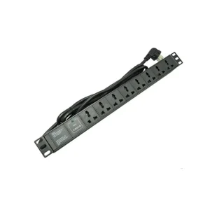 International Type Power Distribution Unit Surge Protected Universal PDU in 8 Ways with Switch
