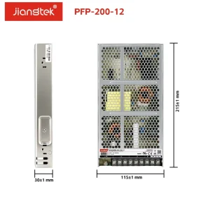 JIANGTEK PFP-200-12 200W 12V 16.6A High Reliable Industrial Power Supply