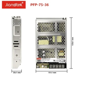 JIANGTEK PFP 75 36 75W AC DC Power Supply 2.1A Output LED Industrial Use