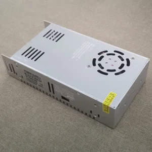 JIUAN PTS500W 12V 24V Ultra thin AC DC Switching Power Supply Transformer DC12V 24V 500W Aluminum Case Single Led Driver Street