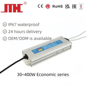 JMHC 12V Single Output AC DC Switching Power Supply 60W 400W High Efficiency 89% for LED Lighting