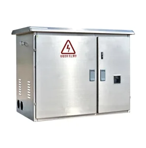 JP Outdoor Low Voltage Distribution Cabinet With IP65 Stainless Steel Metering Panel Reactive Compensation EPC Solution