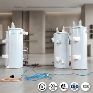 JZP High Voltage Input Weatherproof 75/100/167/250/500kVA 6.6-34.5kV/120-240V Single Phase Oil-Immersed Copper Transformer
