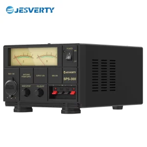 Jesverty SPS 30II Compact Bench Power Supply 30 Amp Regulated Switching Home Lab 13.8 Volt 9 15Volt AC to DC Converter