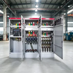 KGG 2 Interconnected Multi Unit Low Voltage Cabinet IP40/IP53 Galvanized Steel Complete Wiring Distribution Equipment for