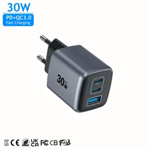 KR EU AU PPS 20W 25W 30W 35W GaN PD Type USB C Fast Charging Plug Travel Adapter Phone Charger for iPhone Samsung