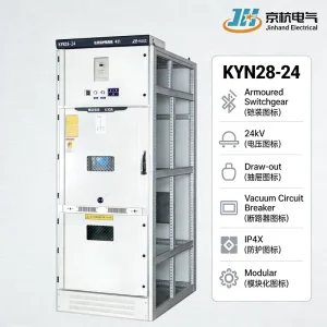 KYN28 3 Phase 24kV 630A Steel RMU Switchgear High Voltage Indoor Power Distribution for Industrial Use Electrical Supplies