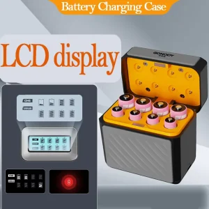 LCD Charging Stand With LED Illumination For AA AAA Lithium Lion NiMH Batteries 5V/3A Output Overcharge Protection