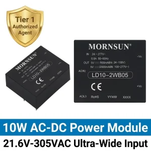 LD10 2WB05 10W 5V 2A DC Power Supply Ultra Wide Input Switching Power Supply 4000VAC High Isolation Industrial Module