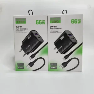 LDO-B03 2-in-1 20W USB Type-C Wall Charger Adapter