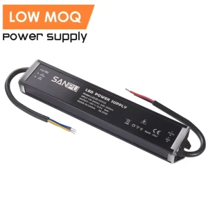 LED Driver 12V 24V AC to DC CCTV Camera Switching Supply Plastic IP67 Outdoor Rainproof Waterproof Slim Strip Light Power Supply