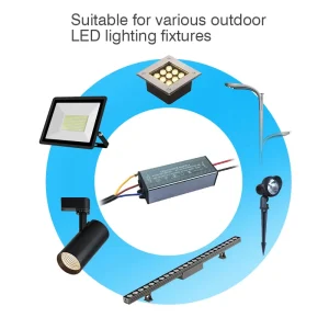 LED Drivers IP65 Outdoor Power Supply with OTP OVP for Project Lightings