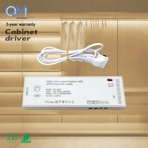 LED Furniture Cabinet Light Driver 24V 5 in 1 Sensor Control Box Switching Power Supply for Furniture Kitchen Wardrobe