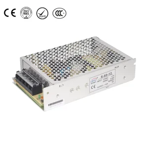 LEYU S 60 12 Switching Power Supply 12V 5A Metal Case AC DC for Industrial Equipment CE RoHS Certified