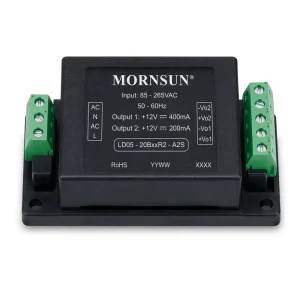 LHE20-20D0512-06 5V 12V 48V 300W Magnetic AC to DC Power Supply 12V LED Driver 12W 4000VAC Isolation