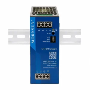 LITF240-26B48 240W 380VAC to 48V 5A Three-Phase Single DIN Rail Power Supply 95% Efficiency AC/DC Converter Industrial