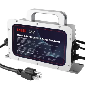 LN900G Electric Aluminum Shell PD 2.0 Smart Portable Golf Cart Battery Charger 48V 900W Waterproof IP67