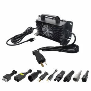 LNLEE Custom 900W 48V 24V 72V Electric Club Car Golf Cart Battery Charger Li Ion Lifepo4 30A IP65 Waterproof OTP OVP Protection