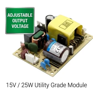 LO25-20B36-M 25.2W Open Frame AC DC Converter 85-264VAC 4000V Isolation 32.4-39.6V Adjustable Level4 Surge Industrial SMPS