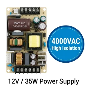 LO35 20B12 M 36W 12V3A Single Open Frame Switching Power Supply Universal Input AC DC PCB Mount PSU Automation Control