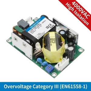 LO45-20B15MU 45W 15V3A Open Frame PCB Mount Air Cooling PSU 3x2Inch 86% Efficiency for Industrial Automation PLC