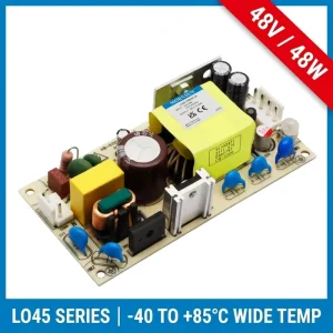 LO45-20B48-M 48W 48V1A Open Frame PCB Power Supply Dual AC DC Input for Communication Terminal Equipment Unit