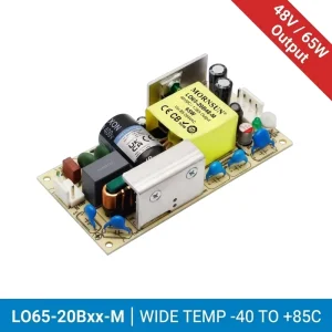 LO65-20B48-M 65W 48V1.36A Open Frame PCB Power Supply 4x2Inch for Communication Terminal Hardware