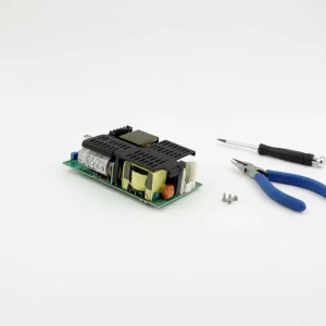 LOP 600 24 Single Low Profile Open Frame AC DC Power Supply 80 264VAC Input 93 95% Efficiency
